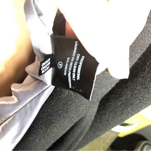 Calvin Klein mid length coat black size Medium - Picture 6 of 8